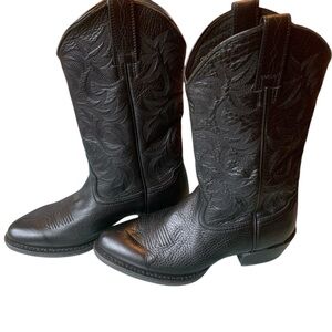 Men’s Ariat Black Cowboy Boots, size 7.5 D